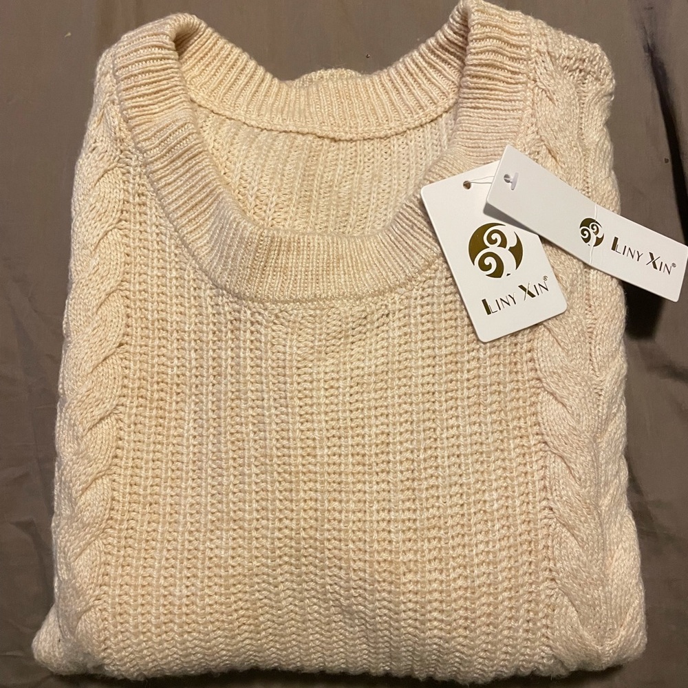 Chunky Boyfriend Sweater Liny Xin